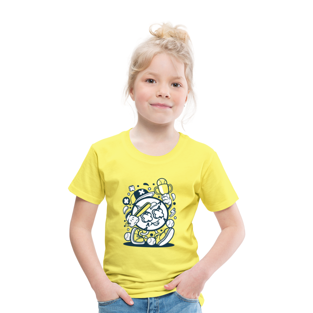 Maglietta Premium per bambini | Spreadshirt | Baseball Champion - giallo