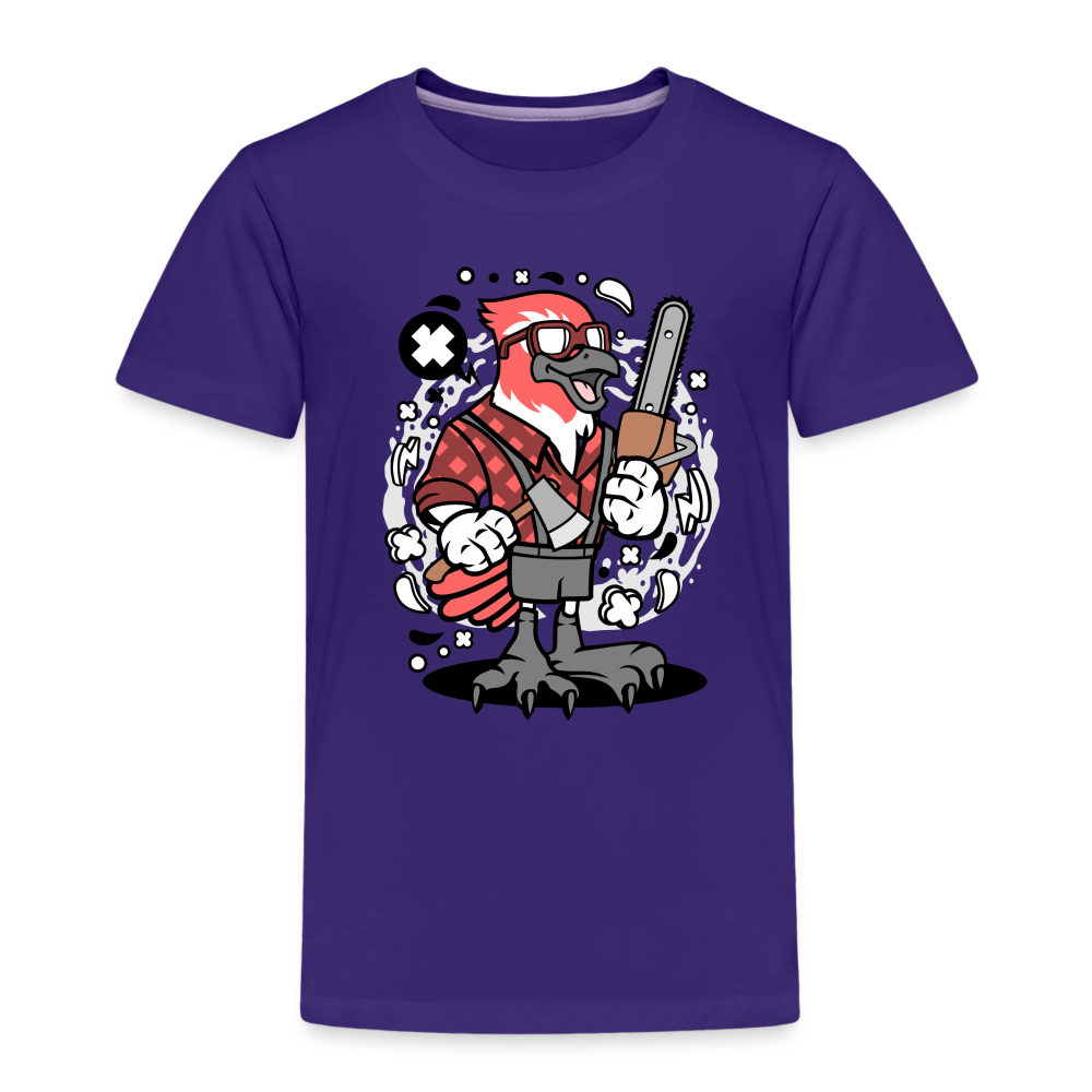 Maglietta Premium per bambini | Spreadshirt | Bird Lumberjack - viola