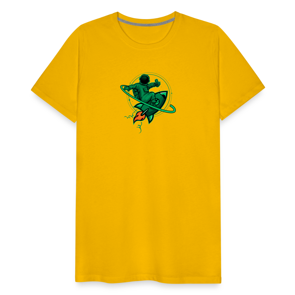 Men’s Premium T-Shirt | Astro Surfer - giallo sole