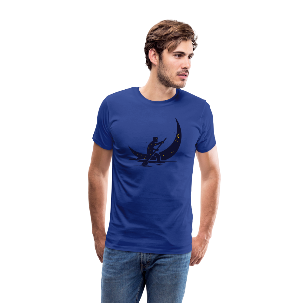 Maglietta Premium da uomo | Spreadshirt | Moon Boat - blue royal