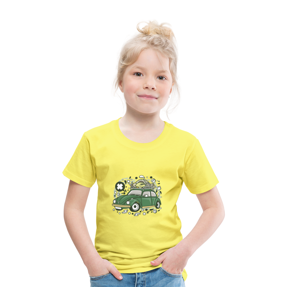 Maglietta Premium per bambini | Spreadshirt | Camp Tour - giallo