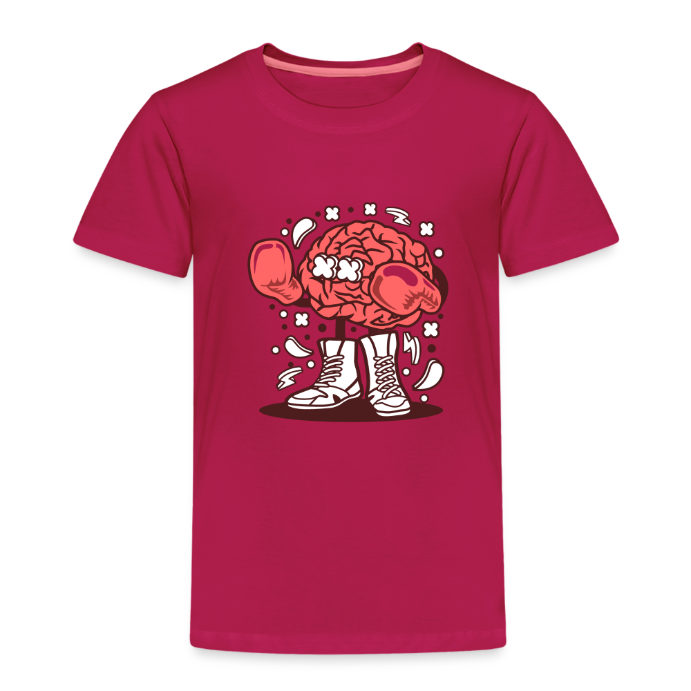 Maglietta Premium per bambini | Spreadshirt | Brain Boxer - Borgogna