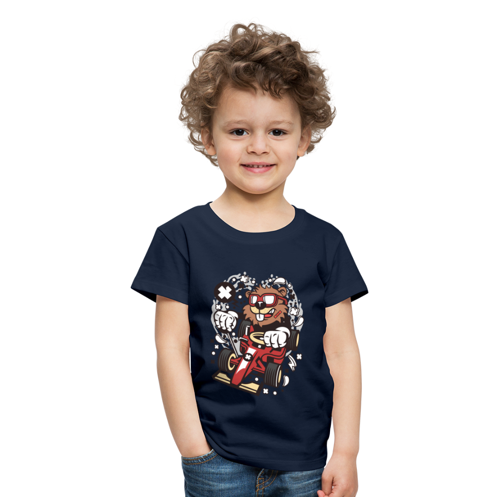 Maglietta Premium per bambini | Spreadshirt | Beaver Racer - navy