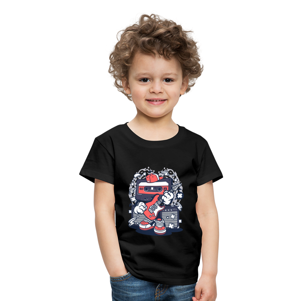 Maglietta Premium per bambini | Spreadshirt | Cassette Rockstar - nero