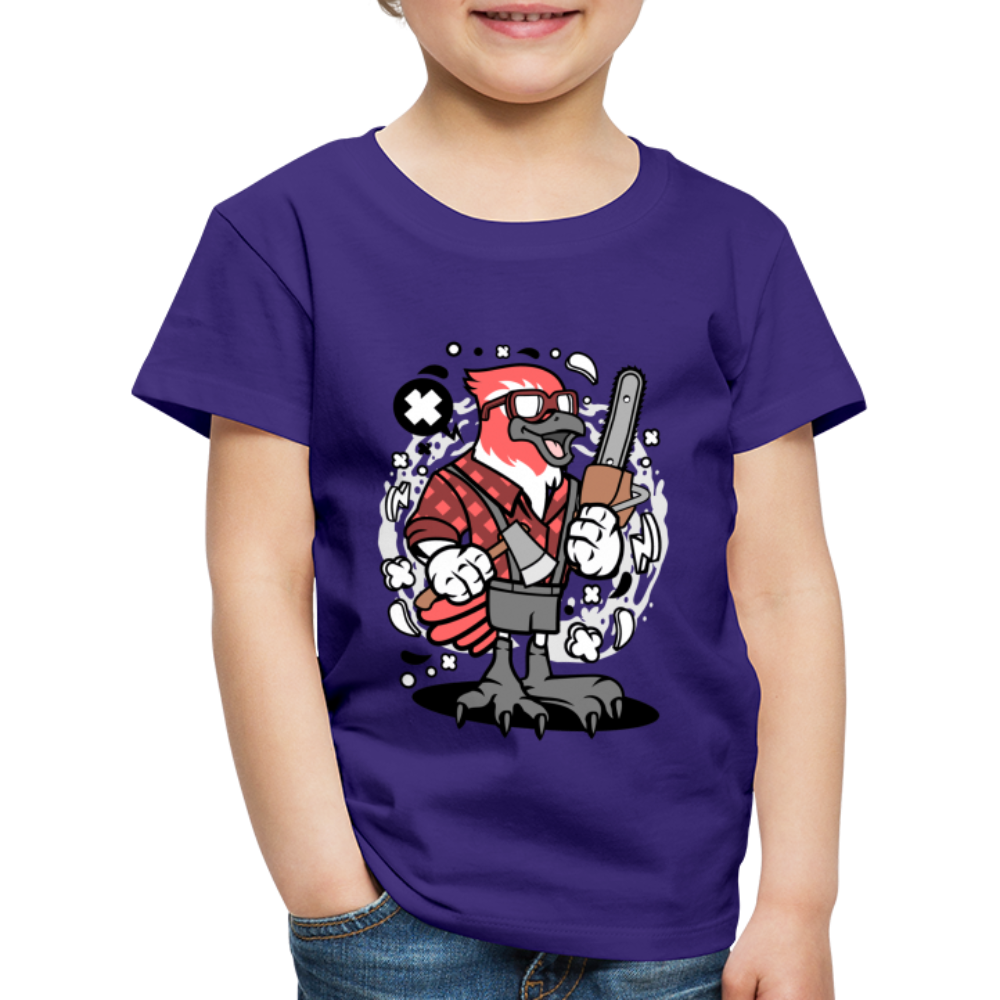 Maglietta Premium per bambini | Spreadshirt | Bird Lumberjack - viola