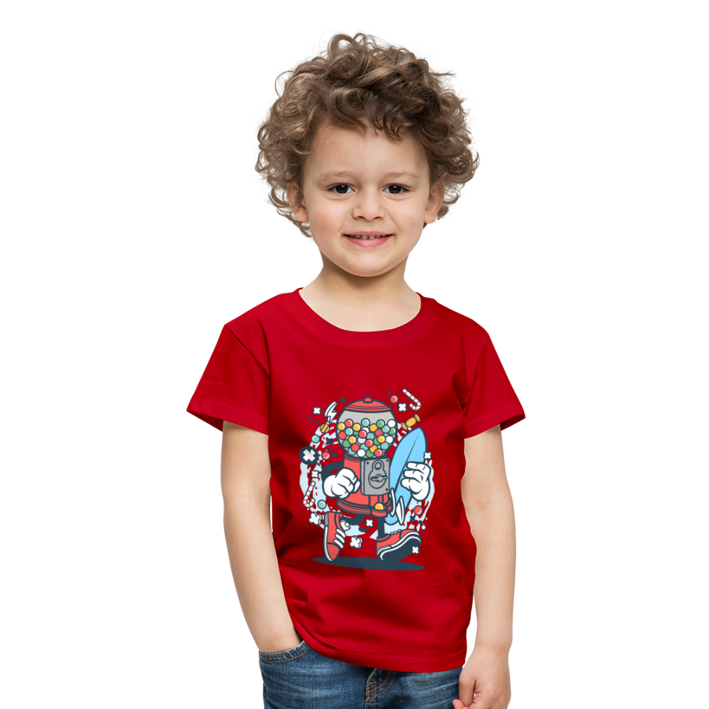 Maglietta Premium per bambini | Spreadshirt | Candy Machine Surfer - rosso