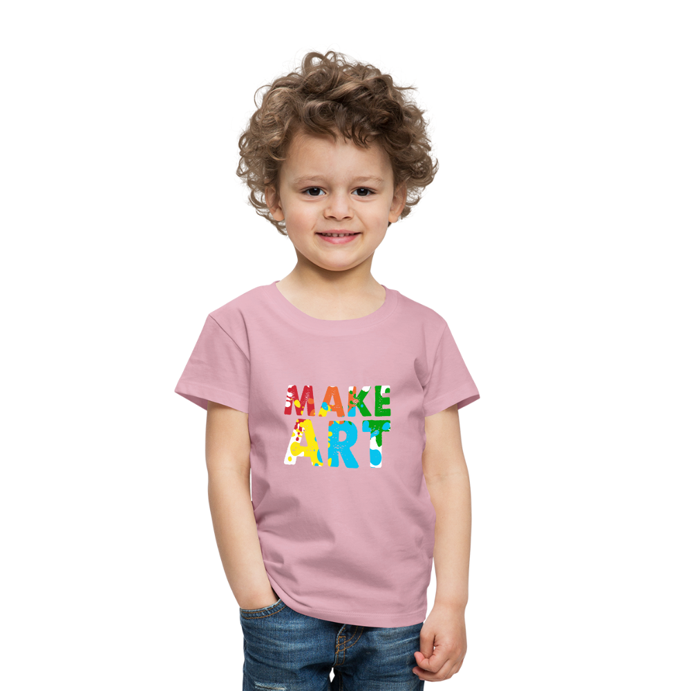 Maglietta Premium per bambini | Spreadshirt | Make Art - rosa chiaro