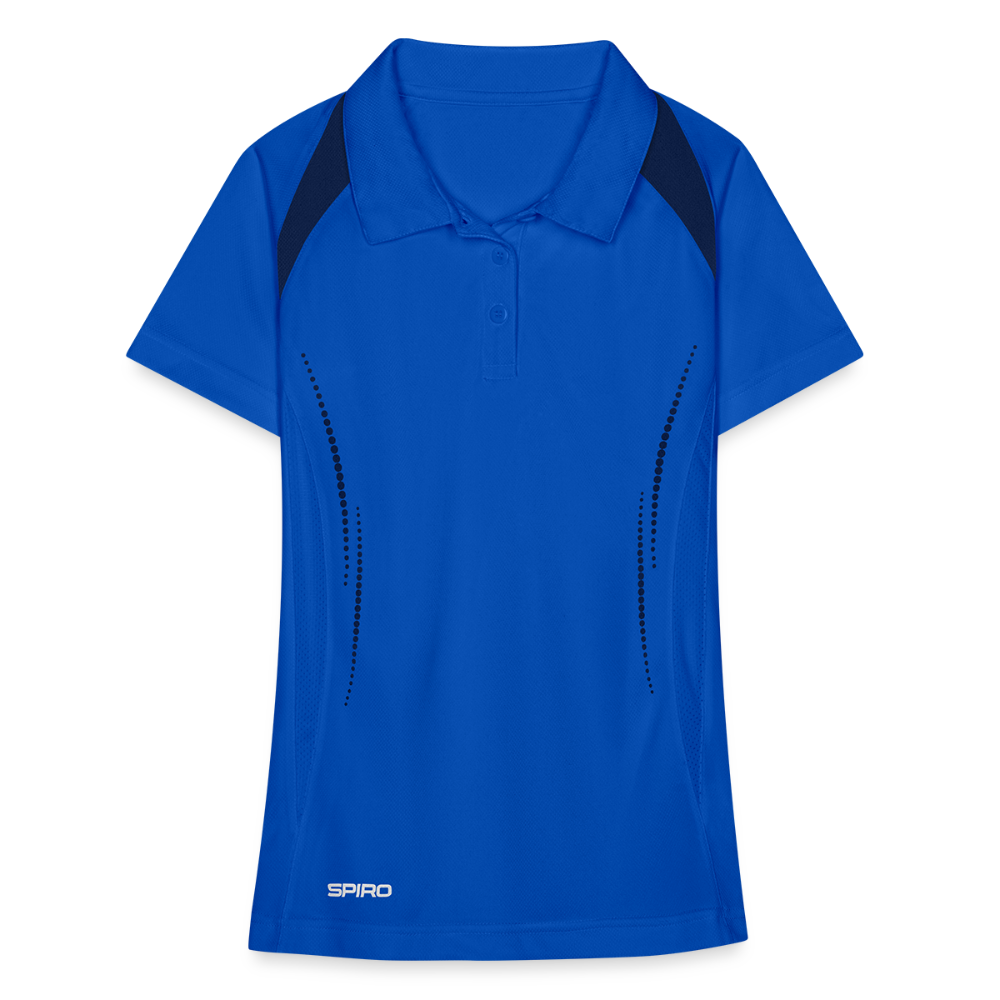 Polo traspirante per donna | Spiro - blu royal/navy