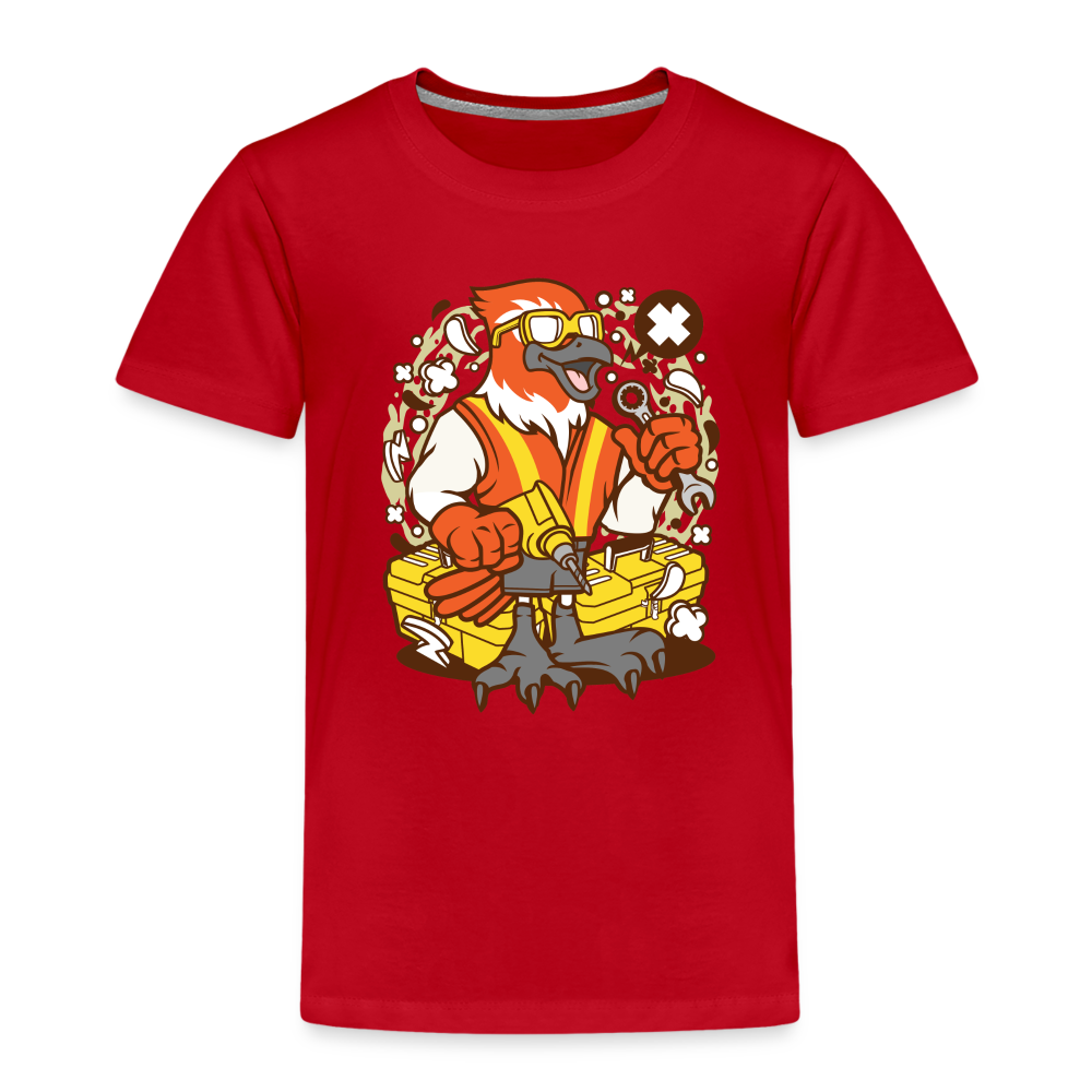 Maglietta Premium per bambini | Spreadshirt | Bird Mechanic - rosso