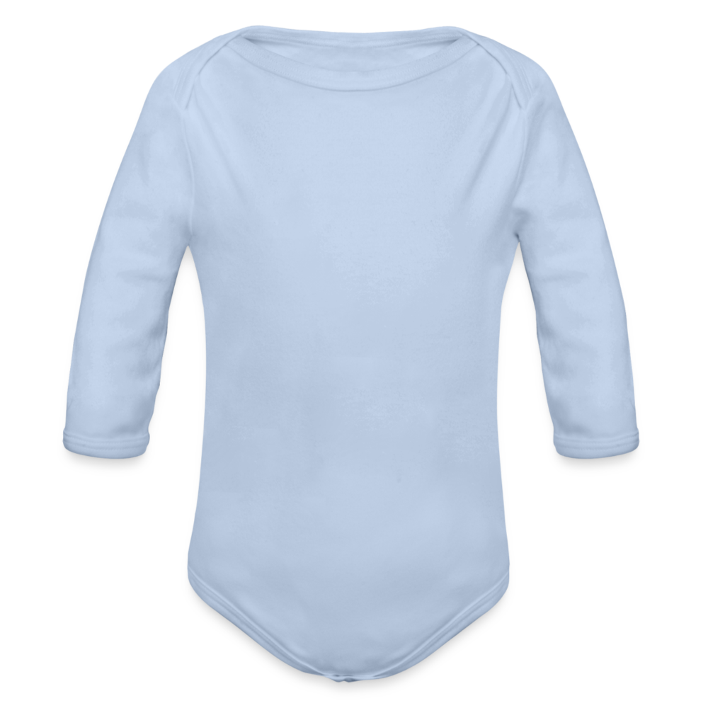 Body ecologico per neonato a manica lunga | Spreadshirt - cielo