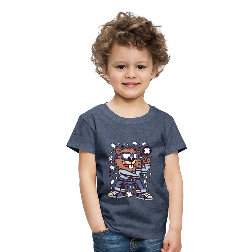 Maglietta Premium per bambini | Spreadshirt | Beaver Fighter - bluastro