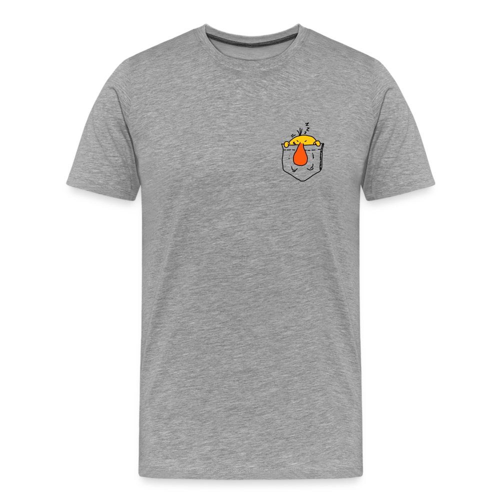 Maglietta Premium da uomo | Spreadshirt | Pocket Bug - grigio melange