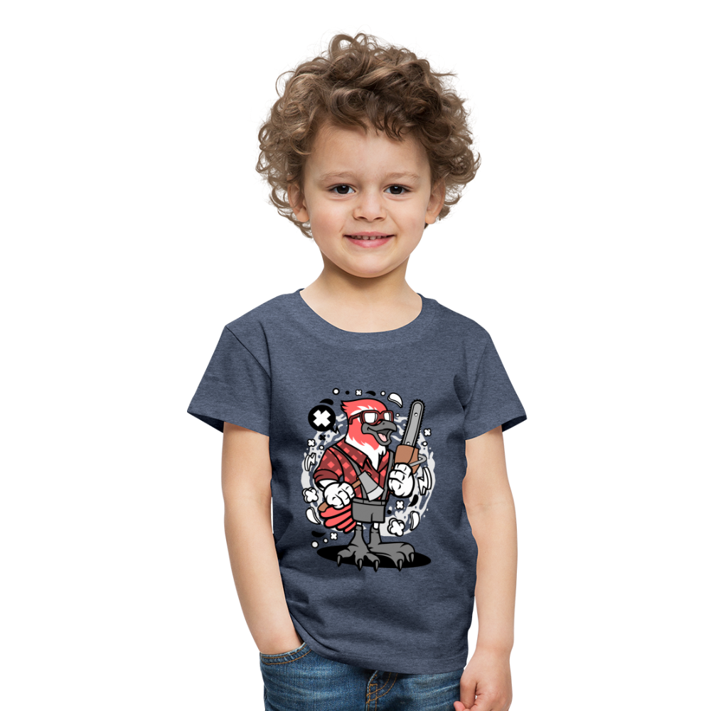 Maglietta Premium per bambini | Spreadshirt | Bird Lumberjack - bluastro