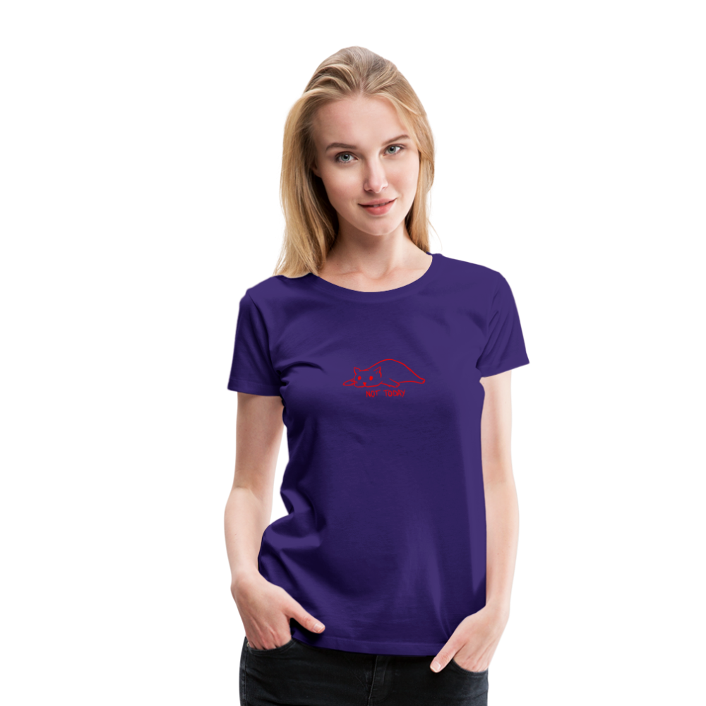 Maglietta Premium da donna | Spreadshirt | Not Today - viola