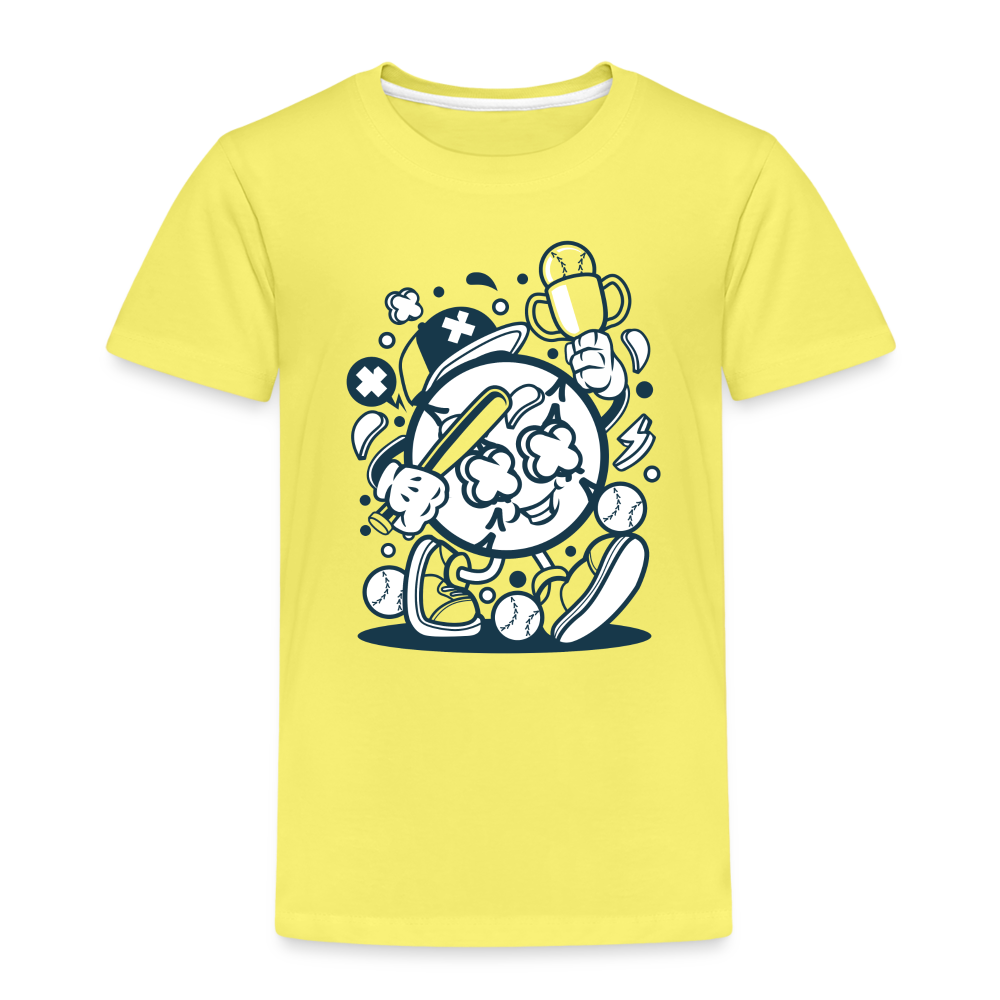 Maglietta Premium per bambini | Spreadshirt | Baseball Champion - giallo