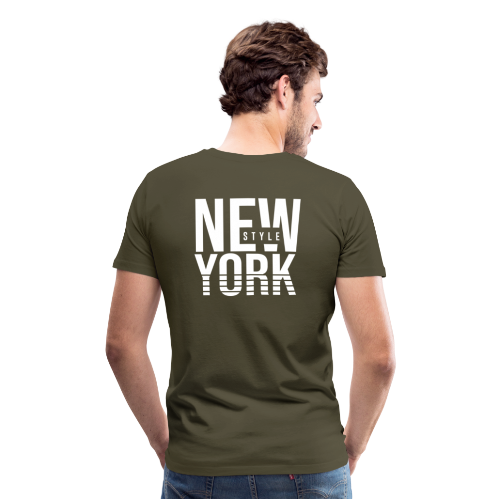 Maglietta Premium da uomo | Spreadshirt | New York Style - kaki