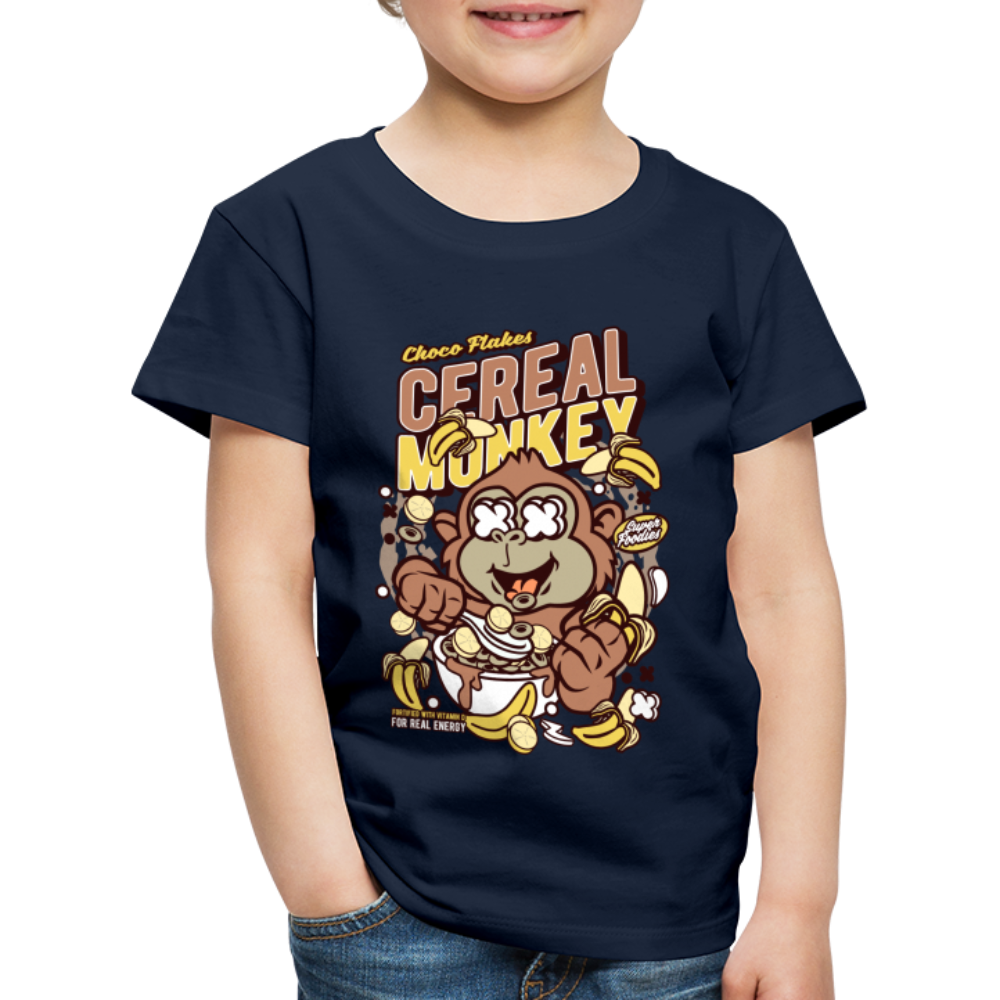 Maglietta Premium per bambini | Spreadshirt | Cereal Monkey - navy