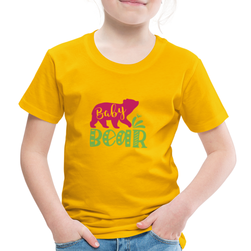 Maglietta Premium per bambini | Spreadshirt | Baby Bear - giallo sole