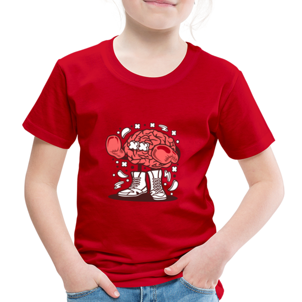 Maglietta Premium per bambini | Spreadshirt | Brain Boxer - rosso