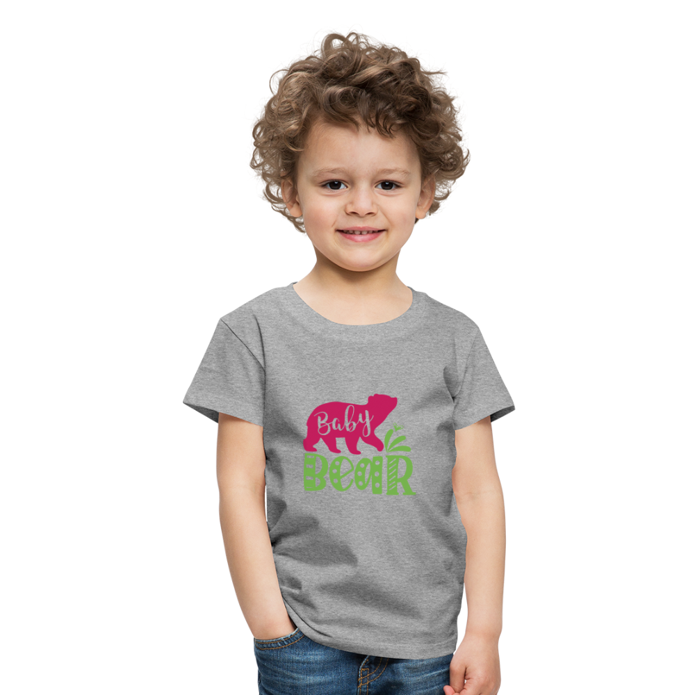 Maglietta Premium per bambini | Spreadshirt | Baby Bear - grigio melange