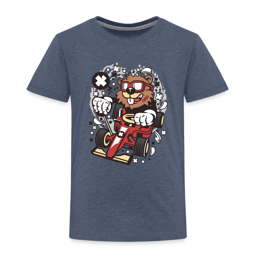 Maglietta Premium per bambini | Spreadshirt | Beaver Racer - bluastro