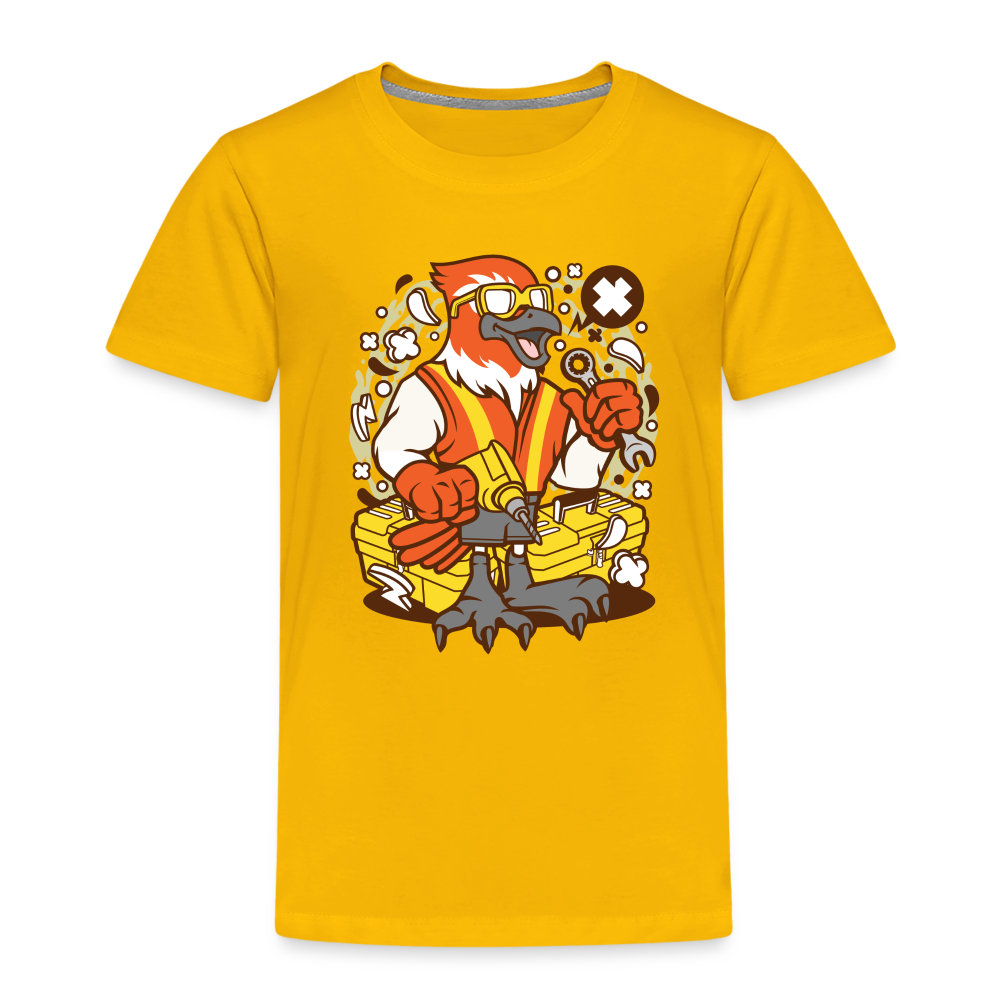 Maglietta Premium per bambini | Spreadshirt | Bird Mechanic - giallo sole