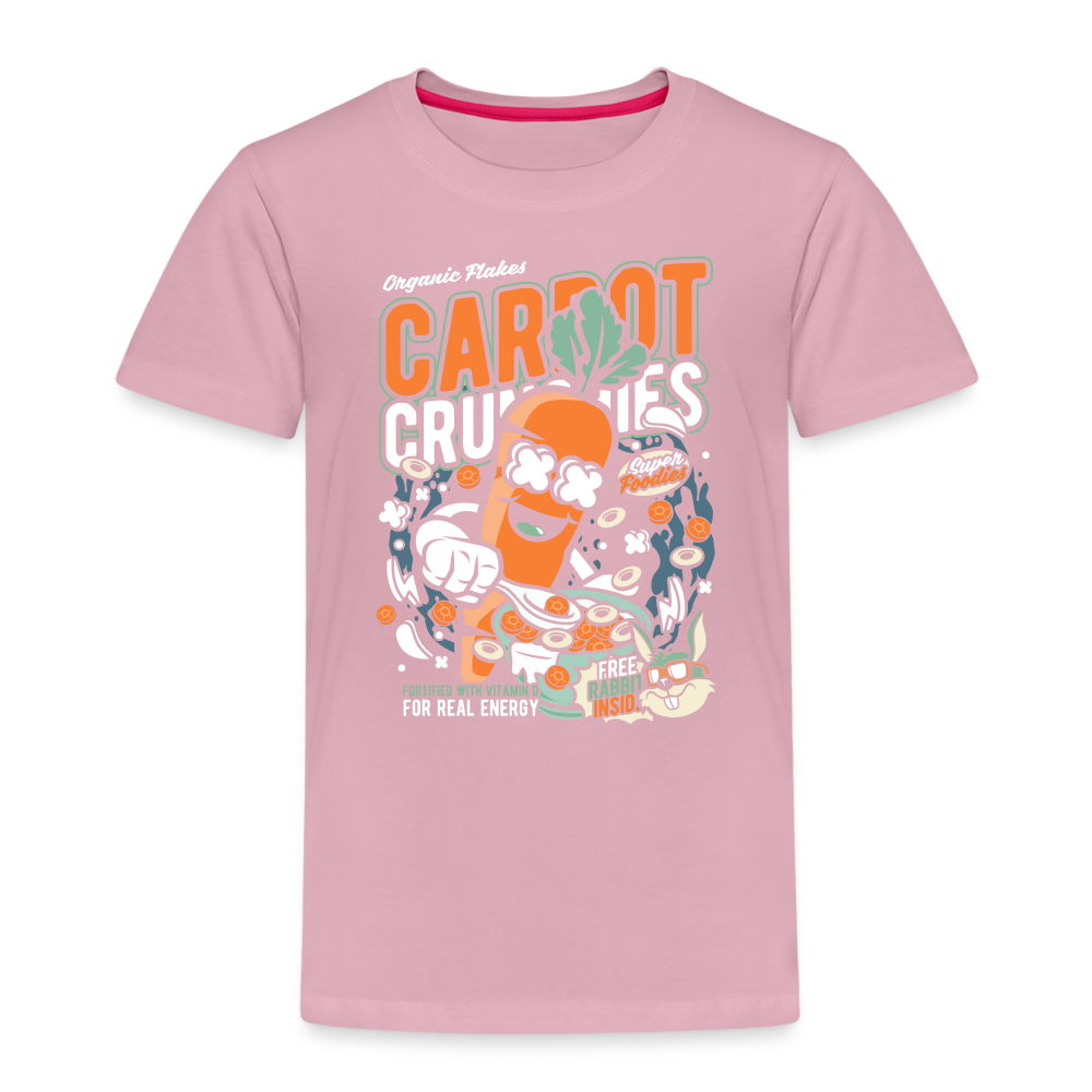 Maglietta Premium per bambini | Spreadshirt | Carrot Crunchies - rosa chiaro