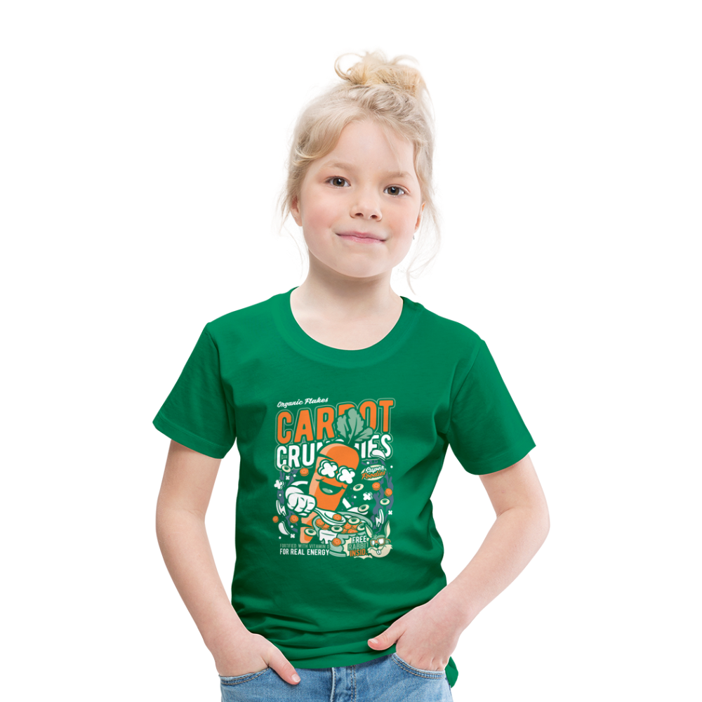 Maglietta Premium per bambini | Spreadshirt | Carrot Crunchies - verde kelly