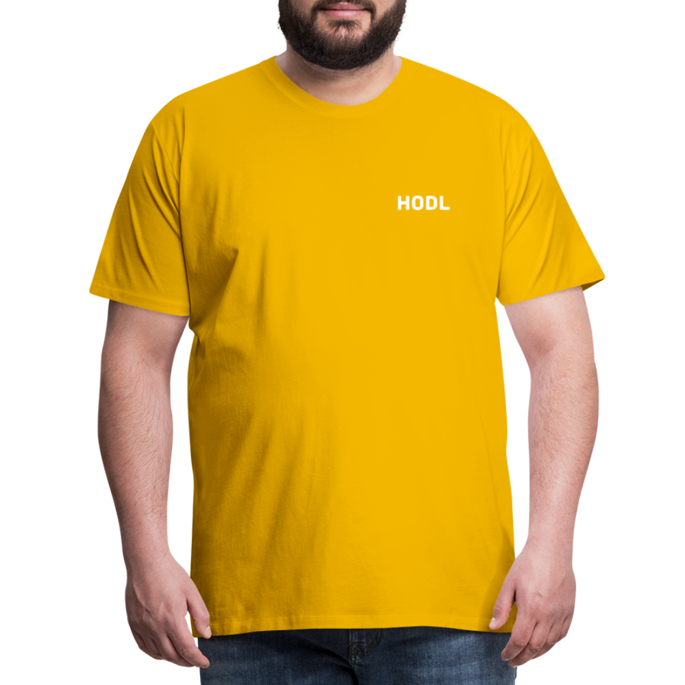 Maglietta Premium da uomo | Spreadshirt | BTC#1 - giallo sole