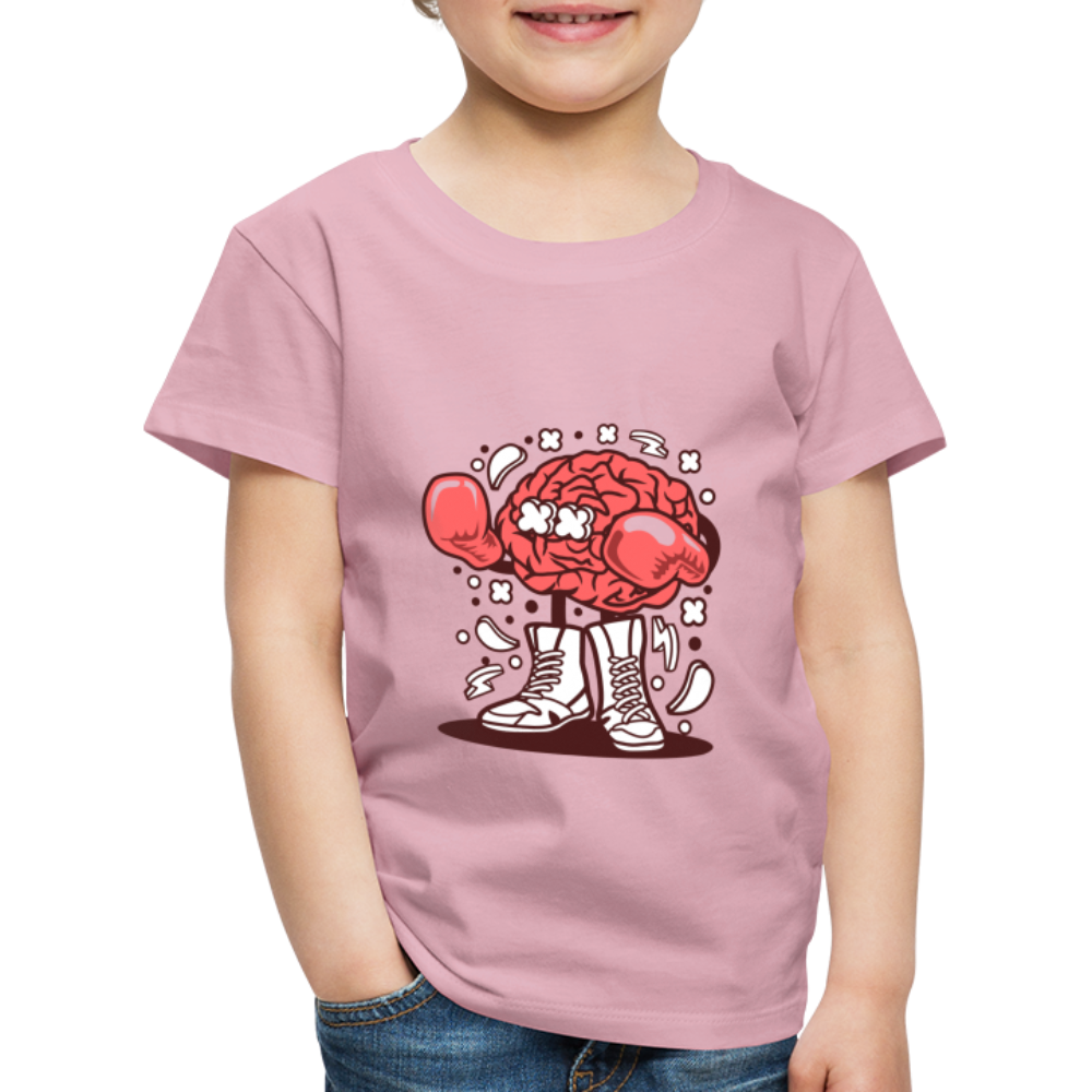 Maglietta Premium per bambini | Spreadshirt | Brain Boxer - rosa chiaro