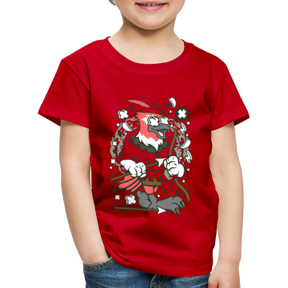 Maglietta Premium per bambini | Spreadshirt | Bird Robin - rosso