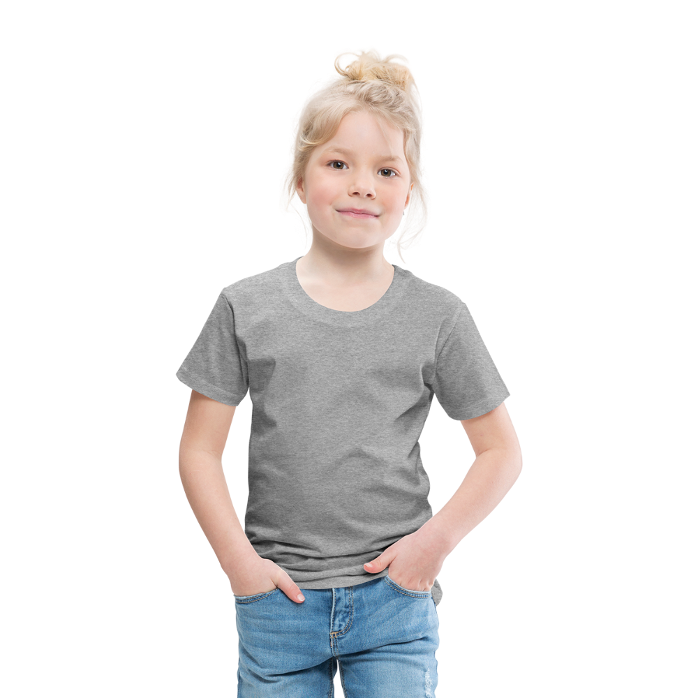 Maglietta Premium per bambini | Personalizzabile - grigio melange