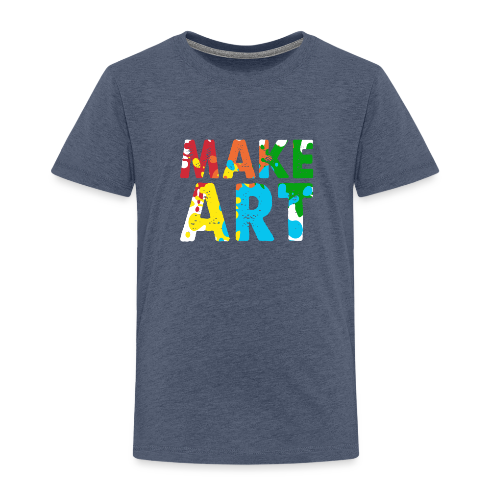 Maglietta Premium per bambini | Spreadshirt | Make Art - bluastro