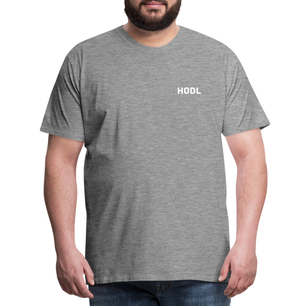 Maglietta Premium da uomo | Spreadshirt | BTC#1 - grigio melange