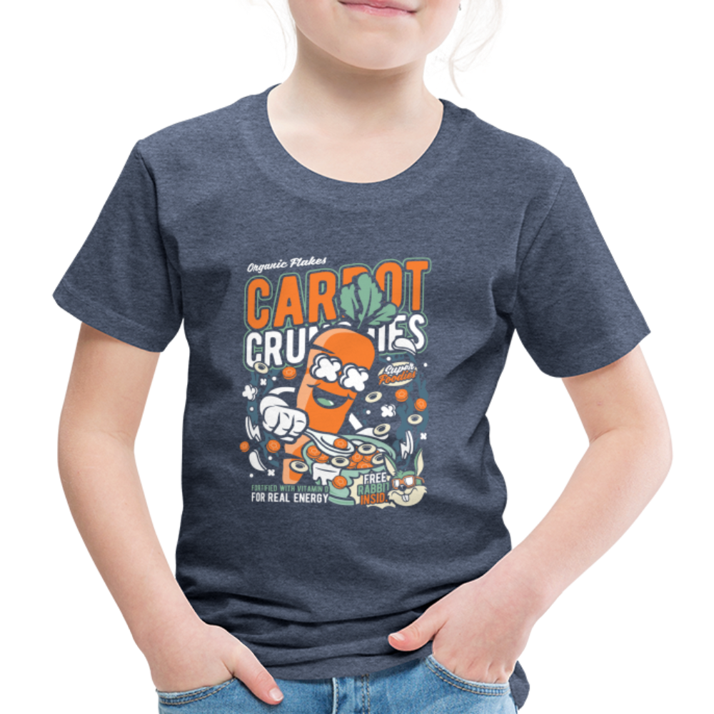 Maglietta Premium per bambini | Spreadshirt | Carrot Crunchies - bluastro