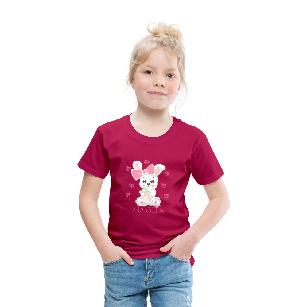 Maglietta Premium per bambini | Spreadshirt | Rabbit - Borgogna