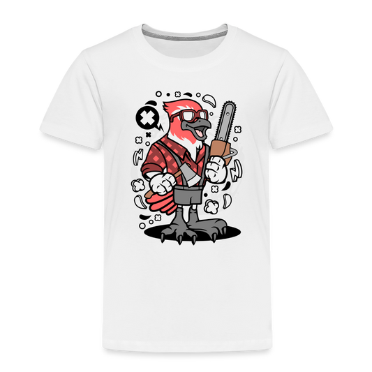 Maglietta Premium per bambini | Spreadshirt | Bird Lumberjack - bianco