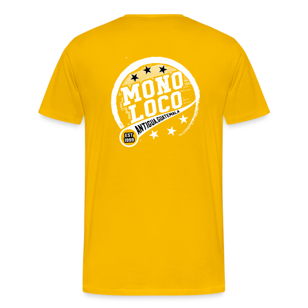 Maglietta Premium da uomo | Spreadshirt | Mono Loco - giallo sole