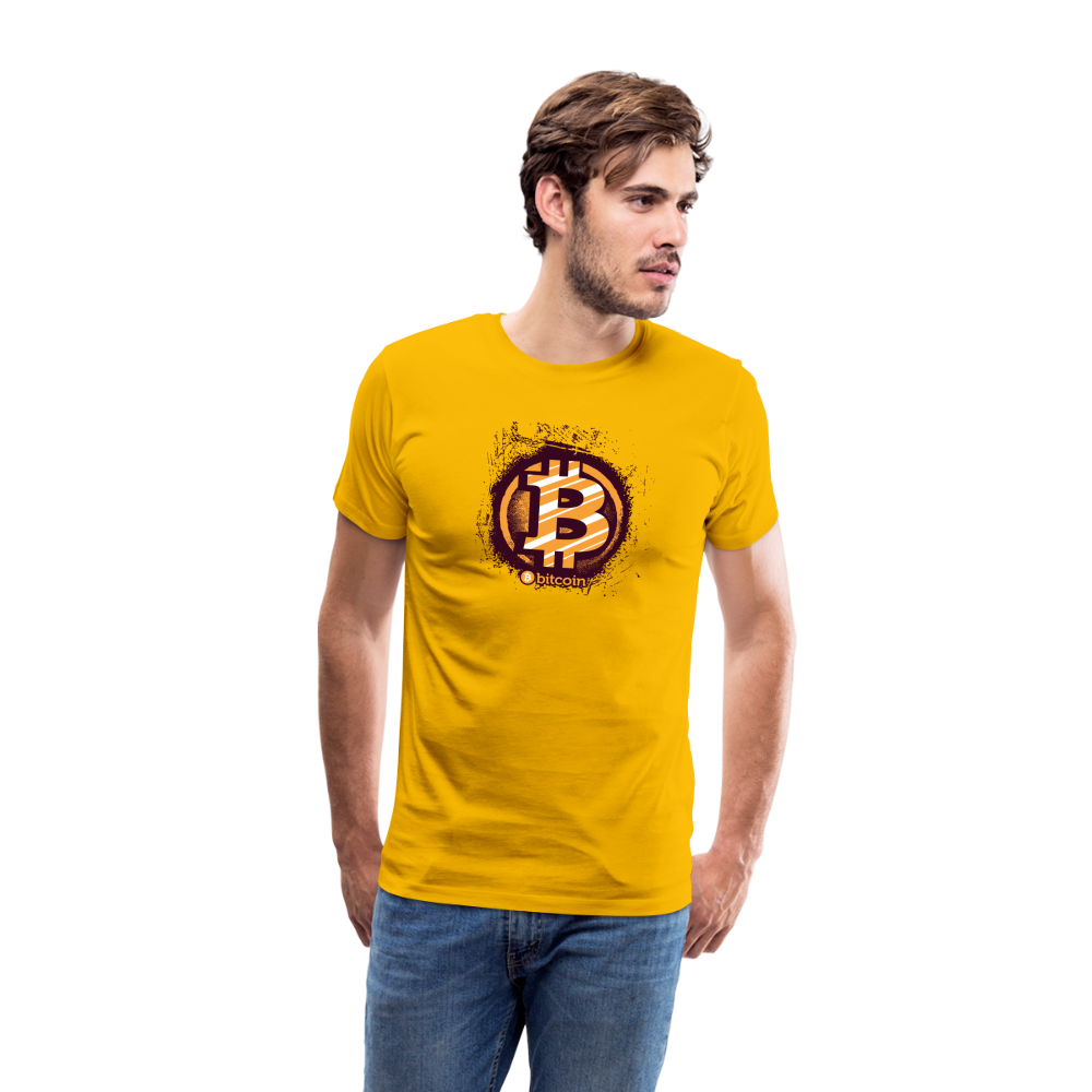 Maglietta Premium da uomo | Spreadshirt | BTC #1 - giallo sole