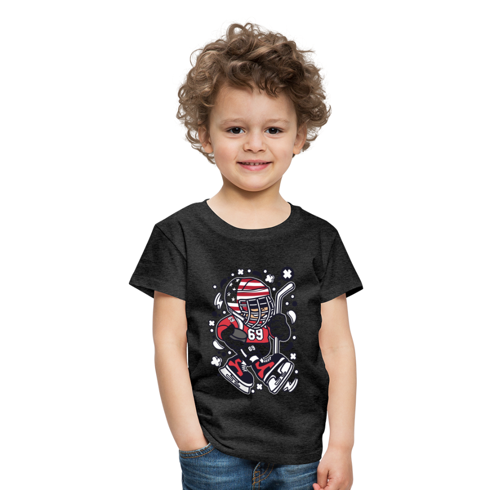 Maglietta Premium per bambini | Spreadshirt | American Hockey Kid - antracite