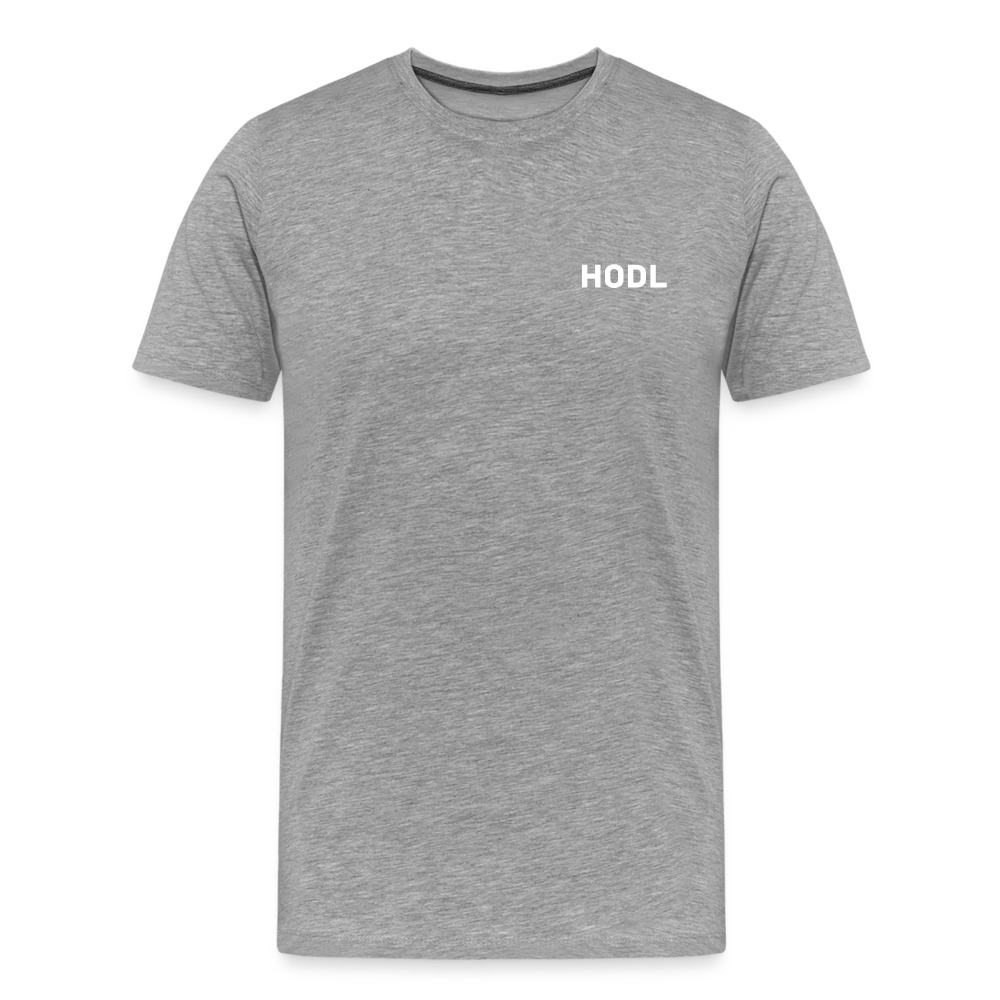 Maglietta Premium da uomo | Spreadshirt | BTC#1 - grigio melange