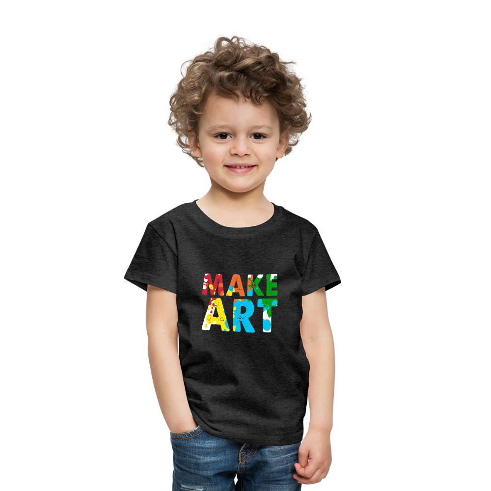 Maglietta Premium per bambini | Spreadshirt | Make Art - antracite