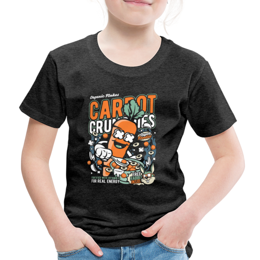 Maglietta Premium per bambini | Spreadshirt | Carrot Crunchies - antracite