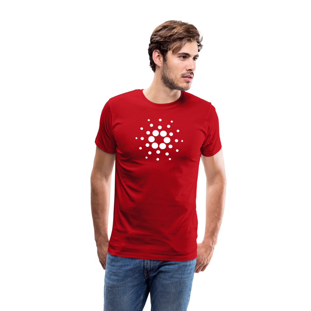 Maglietta Premium da uomo | Cardano™ - rosso