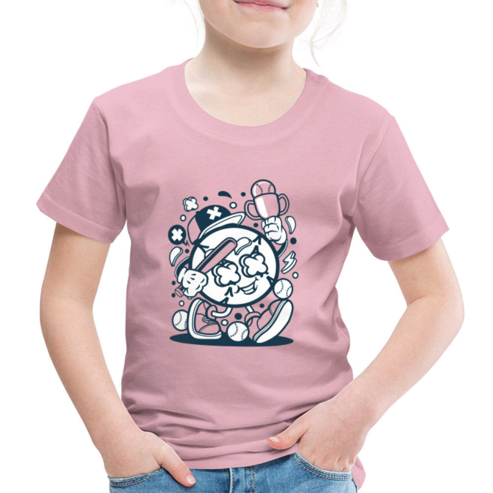 Maglietta Premium per bambini | Spreadshirt | Baseball Champion - rosa chiaro