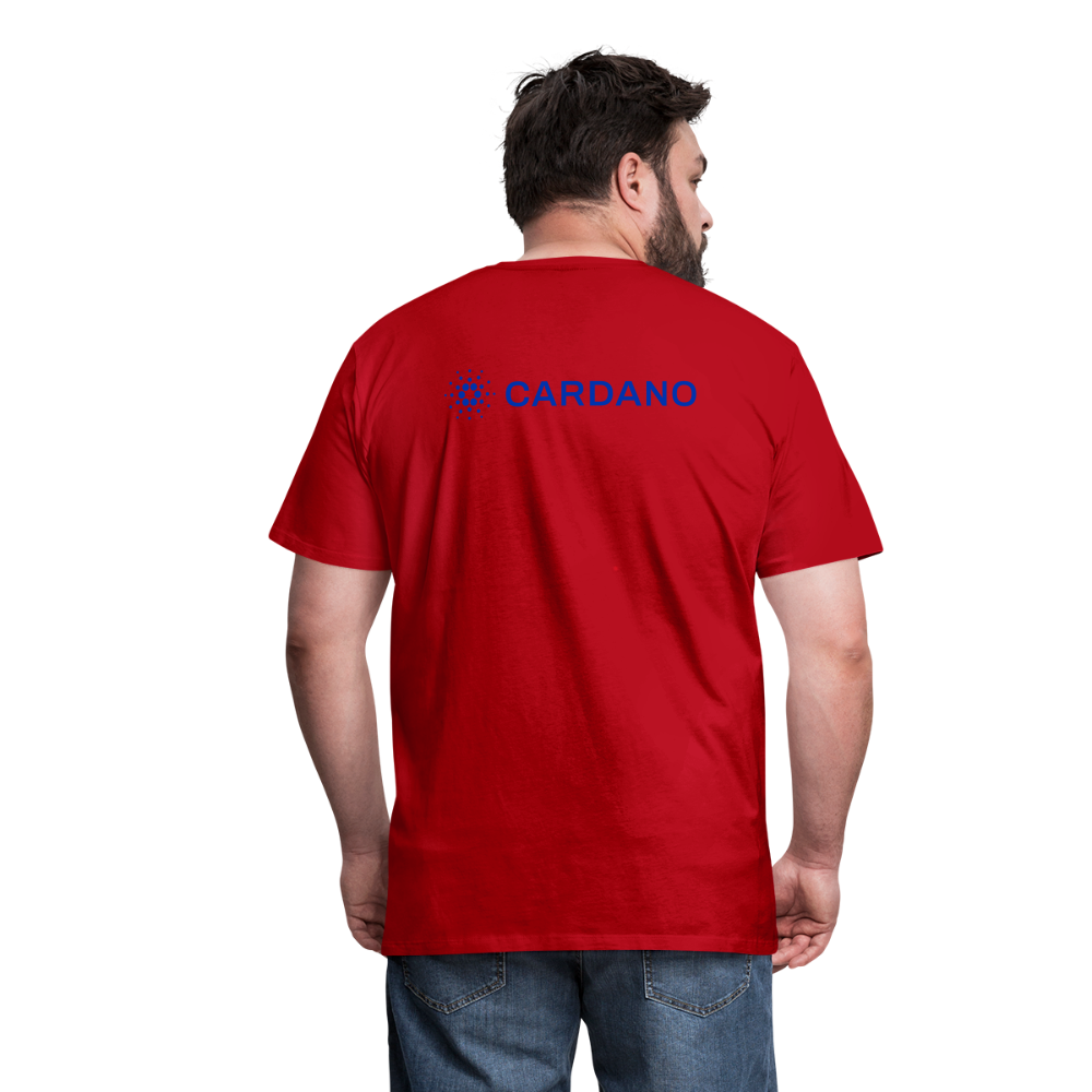 Maglietta Premium da uomo | Spreadshirt | Cardano™ #2 - rosso