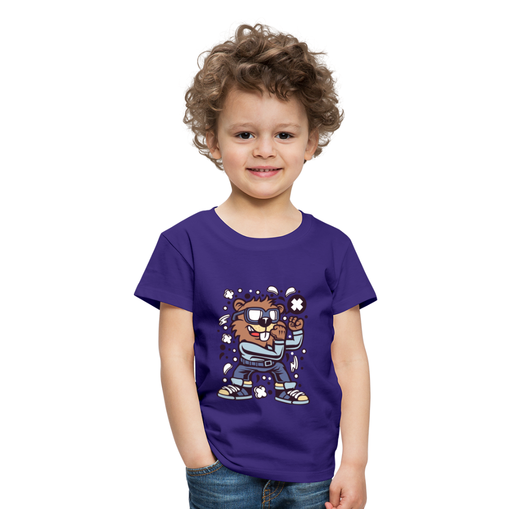 Maglietta Premium per bambini | Spreadshirt | Beaver Fighter - viola