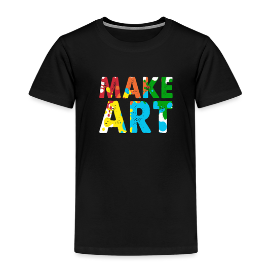 Maglietta Premium per bambini | Spreadshirt | Make Art - nero