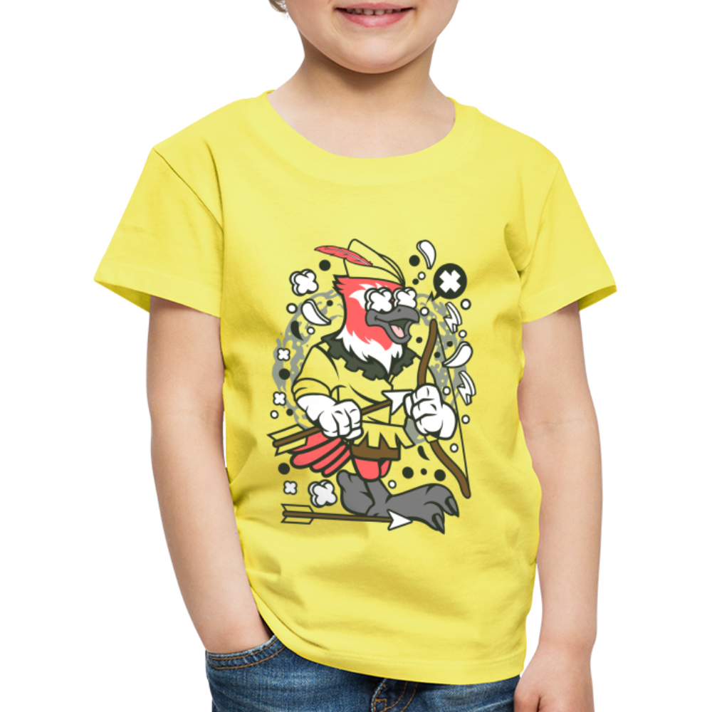 Maglietta Premium per bambini | Spreadshirt | Bird Robin - giallo