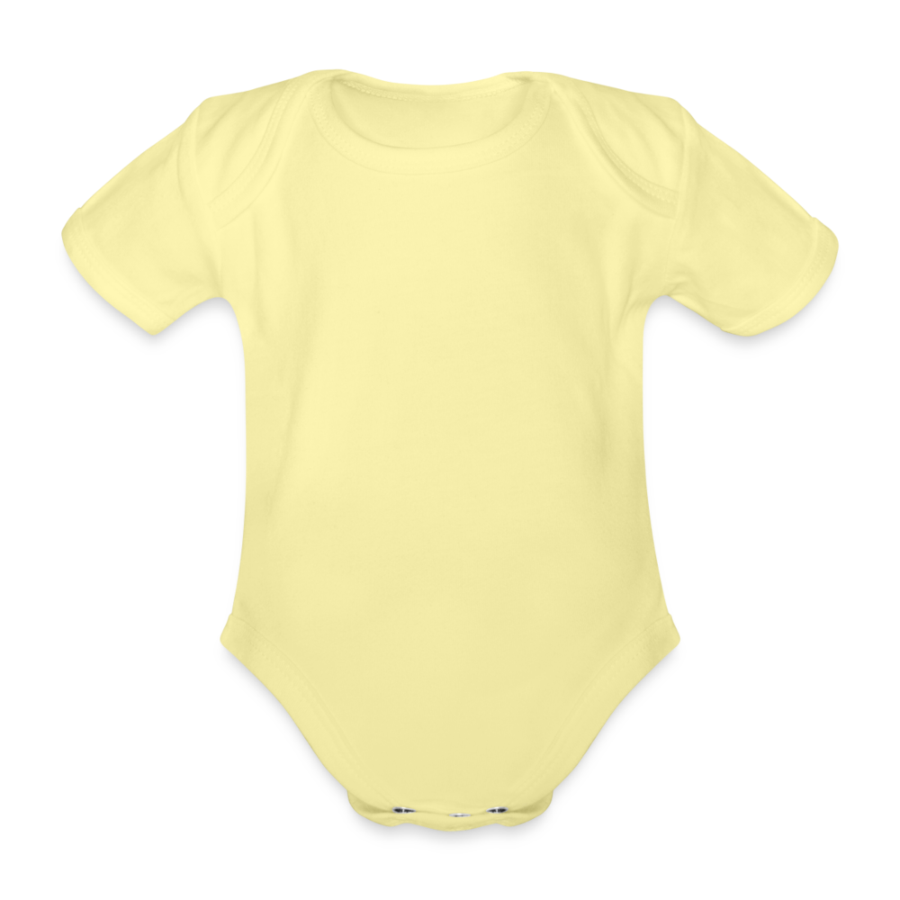 Body ecologico per neonato a manica corta | Spreadshirt - giallino